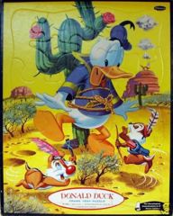 Walt Disney's DONALD DUCK © 1960 Whitman 4428 Tray Puzzle